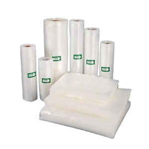 Tùy chỉnh logo in ấn chân không túi nhựa precut Quart Kích thước 8 \ "x 12 \" an toàn bao bì thực phẩm niêm phong có tính năng dập nổi - Product Image 3