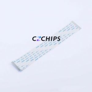 YTC10A-20P-120-3-5 FFC Cable (Flexible Flat Cable) P=1mm Connector 20P 1mm Non-Inverting 12cm - Product Image 1