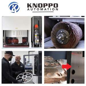 Máquina de Desbarbado y Pulido de Placas Metálicas de Alta Eficiencia para Acero Inoxidable, Cobre y Latón - Product Image 4