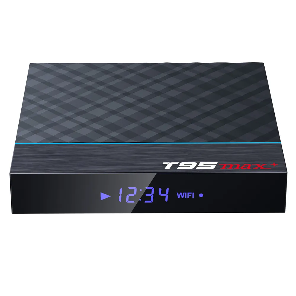 Tv Box Fabriek Direct T95 Max + Amlogic S905X3 Cpu 8K Hd 4Gb Ram 32Gb Rom Quad core Smart Tv Box Android Set Top Box