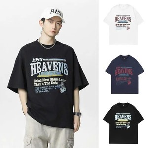 Heavens Lifegoeson Camiseta de algodón 100% de gran tamaño para hombre Marca de moda OEM personalizable para exportación de Vietnam - Product Image 2