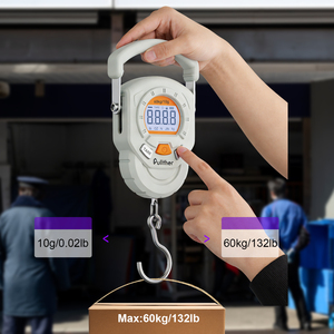 Balance de pêche numérique portable 60 kg 132 lb en ABS avec chargeur Tpce C pour bagages, chasse, voyage - Product Image 3