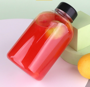 38 bottiglie di plastica trasparenti monouso da 500ml di tè al latte con coperchi per il succo di latte Soda caffè bevande energetiche - Product Image 4