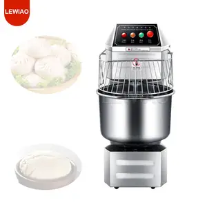 Automatic 2 Speed Pizza Steam Bread Chapati Spiral Dough Mixer Kneading Machine