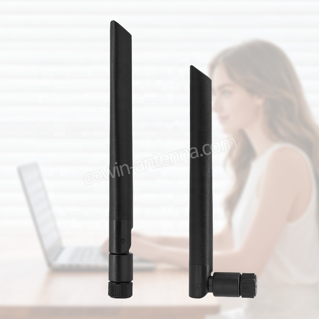 149MM Length External Rubber 3DBI Dual Band 2.4G 5.8G WIFI Antenna with SMA Male Folded Dipole Omni Directional 2400-2500 MHz