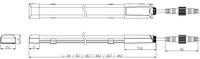 ONN-X3PT Lampu Pendingin LED Tahan Air IP65 9/12/22W DC12V/24V & AC220V 120 Beam Lampu Kulkas 6500K Putih Dingin
