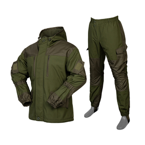 Lot de 3 costumes <span class=keywords><strong>ATACS</strong></span> <span class=keywords><strong>FG</strong></span> Manteau d'hiver tactique Pantalon imperméable Ribstop Ensembles d'uniformes de chasse et de travail en plein air - Product Image 1