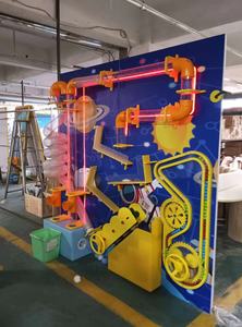 Nuova tendenza custom parco giochi al coperto per bambini sensoriali con musica tubo di luce a sfera gioco da parete per interni attrezzature da parete gioco interattivo - Product Image 5