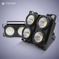 NOUVEAU Projecteur de scène DMX COB LED 2-en-1, 2 yeux 200W, 4 yeux 400W, blanc chaud, pour éclairage de surface et effet blinder