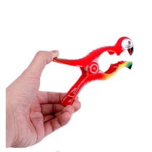 Papağan tipi kırmızı ve mavi plaj havlusu kelepçe elbise mandal kurutma rafları istinat klipleri plastik klips - Product Image 5