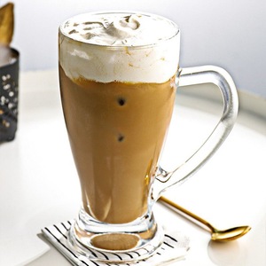 แก้วกาแฟไอริชคุณภาพสูง แก้วใสทรงสูงฐานหนา พร้อมหูจับ ขายตรงจากโรงงาน รุ่นสำหรับกาแฟเย็น - Product Image 2