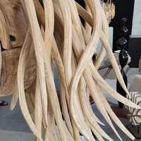 Sculpture de cheval en bois personnalisable pour la décoration intérieure et extérieure de la maison Artisanat de cheval en bois artisanal pour les décorations d'art