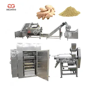 Commercial Full Automatic Cassava And Yam Onion Powder Processing Making Machine Dried Garlic Ginger Powder Production Line