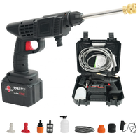 Pistolet de lavage de voiture électrique à haute pression sans fil avec batterie rechargeable et lave-linge portable en mousse pour l'entretien des véhicules