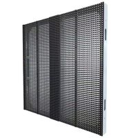 Mur vidéo publicitaire extérieur de qualité, très vendu, haute luminosité, écran LED ultra-transparent à prix compétitif