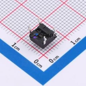 BX-TS-26-665CJ Tactile Switch Through hole Component THT-4P,6x6mm Switch Single Pole Single Throw Round Button 2.6N Through Hole - Product Image 2