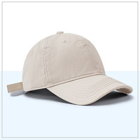 Casquettes de baseball en coton sergé délavé avec logo personnalisé - Effet délavé à l'acide, casquette souple non structurée unisexe, style vintage, vente en gros