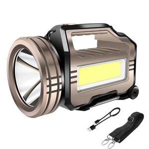 Linterna de Xenón LED Recargable de 1400LM con Luz COB, Linterna de Mano HID para Navegación, Caza y Camping - Product Image 1