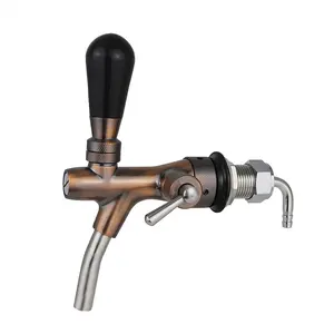 Automatic Adjustable Beer Tap Faucet Stainless Steel Bar Accessories Metal Eco-friendly With Flow Controller CE / EU Stocked