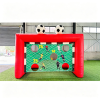 Jeu interactif de football gonflable commercial pour la vitesse, trampoline sportif gonflable en tissu Oxford pour jeux en extérieur
