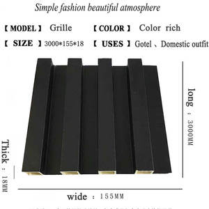 LT Outdoor Decoration Factory 3D Plástico reciclado WPC Panel de pared Buena calidad Laminado Madera Plástico WPC Revestimiento de pared - Product Image 5