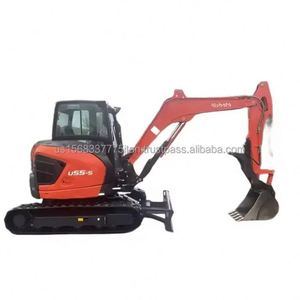 Mini-excavatrice KXU55 100% originale, 5,5 tonnes, d'occasion, de bonne qualité, moteur 35 kW, équipement de puissance, avec inspection vidéo, modèle 2023 - Product Image 1