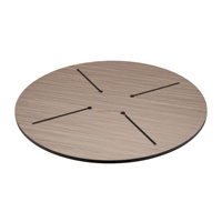 Table de salle à manger compacte de restaurant au design minimaliste Lifepursue
