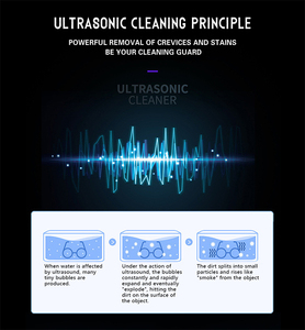 Limpiador ultrasónico <span class=keywords><strong>Tuttlingen</strong></span> de alta potencia 150W 3.0L para piezas de metal, anteojos, gafas de joyería - Product Image 3