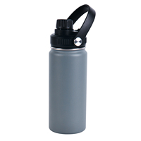 Bouteille d'eau de voyage en acier inoxydable à double paroi sans BPA Ahea, conception à boire directement pour tous