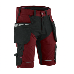 Men's <b>Work</b> Shorts Gray <b>Black</b> Polyester Breathable Multiple Pockets Workwear - Product Image 4