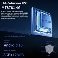 Tableta robusta Android de 7 pulgadas con reconocimiento de huellas dactilares industrial con clasificación IP68 y diseño de grado industrial