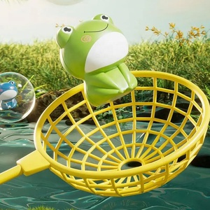 Trẻ em nảy ếch Net bắt Đồ chơi điện phóng ếch nhỏ bàn xoay tập trung đào tạo tương tác giáo dục đồ chơi với âm nhạc - Product Image 3