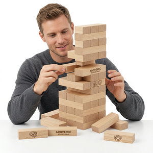 CH AROVEMIC Classic Checkers <b>Chess</b> Eco-Friendly Painted Natural Pine Wood Blocks Premium Quality Antique Imitation Game <b>Gifts</b> - Product Image 2