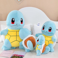 Boneka Squirtle Lucu, Boneka Kura-kura, Boneka Ragdoll Grosir, Figur Mesin Cakar, Hadiah Ulang Tahun