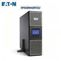 Système d'alimentation sans interruption (ASI) Eaton série 9PX, type rack/tour, avec batterie de secours et stabilisation de tension interchangeable, capacité 1000 Wh, modèle 9PXEBM48RT2U