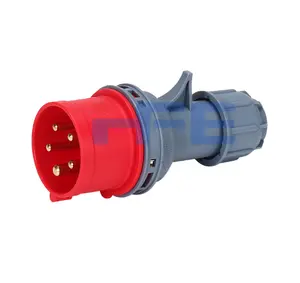 HFE Red 16Amp 380-450V IP44 3P+N+E 5 Pins Industrial Plug And Socket