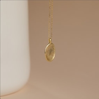 Collier pendentif empreinte digitale plaqué or 18 carats Collier étanche en acier inoxydable pendentif empreinte digitale personnalisé