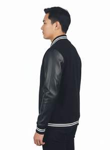 Vestes de baseball varsity rétro vintage de haute qualité, patchs brodés, logos imprimés, vente en gros de vestes varsity bomber - Product Image 2