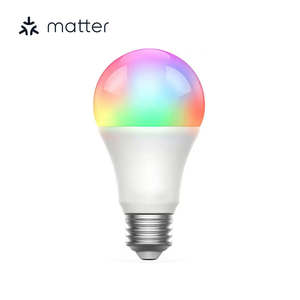 <span class=keywords><strong>Ampoule</strong></span> connectée Matter Wi-Fi 9W 10W 12W RGB RGBCW RGBCT E26 E27 B22 compatible <span class=keywords><strong>HomeKit</strong></span> Alexa Google Home - Product Image 1