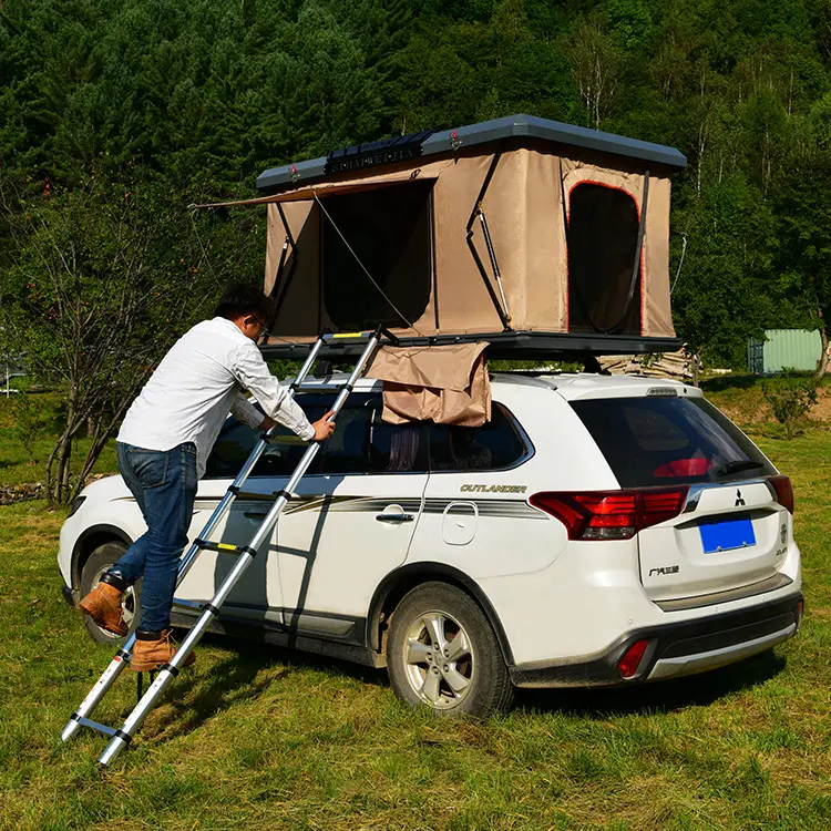 Car Roof Top Tent Waterproof Vehicle Rooftop Camp Tent for Car SUV Pickup Truck Road Travelling Roof Tent For Used Cars