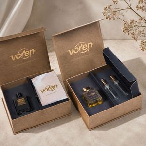 Caja <span class=keywords><strong>de</strong></span> Embalaje Magnética para Perfumes Cosméticos, Caja Rígida <span class=keywords><strong>de</strong></span> Cartón con Inserto <span class=keywords><strong>de</strong></span> EVA, <span class=keywords><strong>Estuches</strong></span> <span class=keywords><strong>de</strong></span> Regalo para Perfumes - Product Image 1