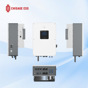Onduleur hybride solaire Chisage ESS 6kW 48V Protection IP65 Monophasé Compatibilité Li-Ion/LiFePO4 Efficacité 97,6% pour l'énergie solaire - Product Image 5
