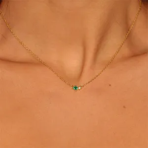 Женское золотое ожерелье из нержавеющей стали