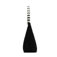 Bolsa de Compras LILALILA de Lona Bordada, Ecológica, Certificada por AZO, ROHS y CE, Reciclable, Reutilizable, de Gran Capacidad, con Asa Abierta