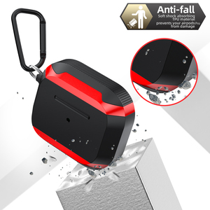 Proveedor de fábrica, estuches para auriculares a prueba de golpes, estuches para auriculares de viaje portátiles de TPU, estuches protectores para <span class=keywords><strong>AirPods</strong></span> Pro <span class=keywords><strong>AirPods</strong></span> 3 2 1 - Product Image 4