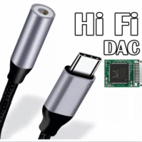 Brandneuer Hochkompatibler DAC Geflochtener USB Typ-C zu 3,5mm Audio-Adapter mit OTP-Schutz für Mobiltelefone (Pixel Google)
