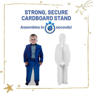 Holidaypac personalizzato Hasbulla a grandezza naturale di celebrità in cartone ritagliato a forma umana pubblicità POP Eye che cattura a grandezza naturale - Product Image 2