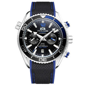 Reloj Deportivo PAULAREIS para Hombre, Totalmente Automático, Mecánico, de Aleación, con Cristal Luminoso, Correa de Lona y Goma, Resistente al Agua 30 bar, Multifunción - Product Image 6