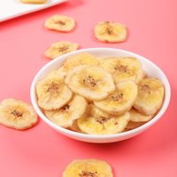 Chips de banane VF Banane fraîche frite sous vide Vente en gros Séchage Chips sains Fruits déshydratés Snack aux fruits chinois Vente à chaud