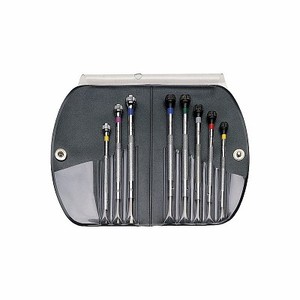 Juego de puntas de destornillador Usag 342 Se8, acero al cromo vanadio, estuche blando, herramienta manual, 37x23x7,5 cm - Product Image 1